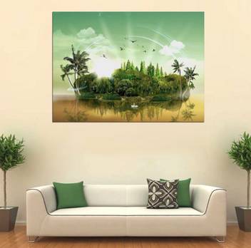 Style Crome Nature Abstract Canvas Wall Painting For Living Room/ Bedroom  Canvas 12 inch x 18 inch Painting Price in India - Buy Style Crome Nature  Abstract Canvas Wall Painting For Living