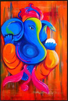 Ganesha Wall Poster Ganesha Painting Ganesh Poster Ganesh