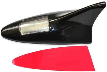 Stela Solar 8 LED Roof Spoiler Shark Fin Car Antenna Flashing Light Car  Decorative Lights Modifications LED Strobe Light (Black) for car Car Fancy  Lights Price in India - Buy Stela Solar