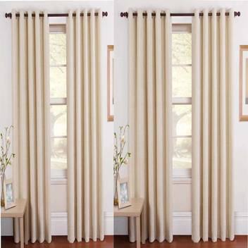 Soulful Creations 212 Cm 7 Ft Polyester Door Curtain Pack Of 4