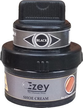 black leather shoe cream