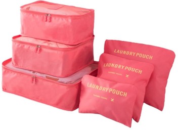 suitcase packing pouches