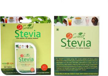 So Sweet Stevia Combo Of 100 Stevia Tablets And Stevia 50 Sachets 100 Natural Sweetener Sugarfree Sweetener Price In India Buy So Sweet Stevia Combo Of 100 Stevia Tablets And