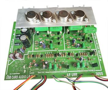 Esp 3055 Transistor Power Amplifier Board 200 Watt Rms Amplifier