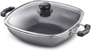 Prestige Square Kadai Kadhai 2 7 Cm With Lid Price In India Buy Prestige Square Kadai Kadhai 2 7 Cm With Lid Online At Flipkart Com