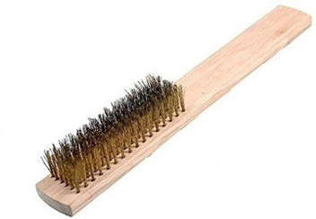 soft brass brush