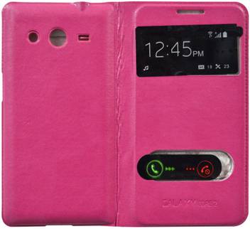 Coverage Flip Cover For Samsung Galaxy Core 2 Sm G355hzwdinsinu Sm G355hzwdins Coverage Flipkart Com