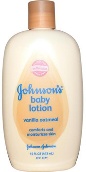 johnson's baby lotion vanilla oatmeal