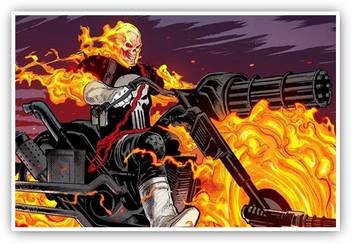Get Wallpaper Ghost Rider Super Hero Wall Poster Paper Print Quotes Free