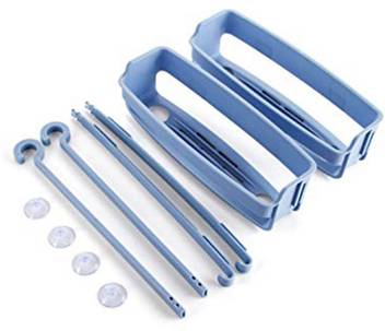 House Of Quirk Double Hook Multifunctional Storage Rack Wall Bathroom Tray For Kitchen Storage Rack Bathroom Accessory Blue Plastic Wall Shelf Price In India Buy House Of Quirk Double Hook