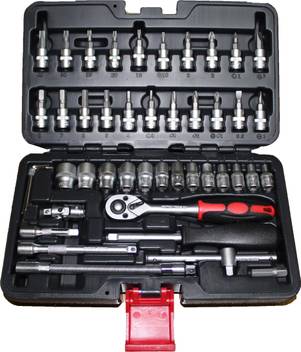 Dayton Sk 2046am 46pcs 1 4 Dr Socket Set Automobile Tool Kit