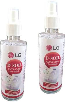 Lg D Soil Cuff Collar Pre Wash Dirt And Stain Remover 180 Ml Pack Of 2 Fresh Liquid Detergent Price In India Buy Lg D Soil Cuff Collar Pre Wash