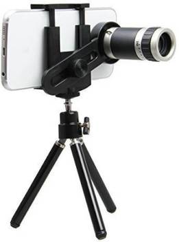 AMJ Best Quality Zoomer Optical Zoom Telescope Mobile Camera Lens Kit with  Tripod and Adjustable Holder For All Smartphones (8 X Optical Zoom) LKT002  Mobile Phone Lens Price in India - Buy