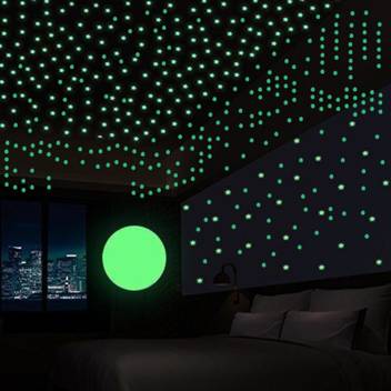 Creative Kraft Large Night Glow Self Adhesive Wall Stickers Sticker