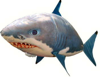remote control inflatable shark toy ball