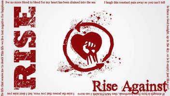 Ad Music Wall Poster Rise Against 13 19 Inches Paper Print