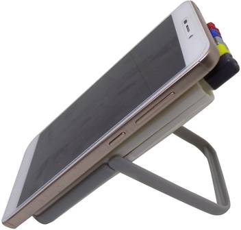 Flipkart Com Bueno 2 Compartments Plastic Multipurpose Desk Organizer Pen Stand With Mobile Stand Table Organizer For Office White Black Pack Of 1 Multipurpose Desk Organizer Pen Stand With Mobile Stand
