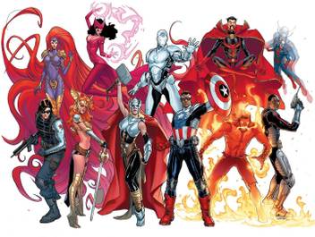 Avengers Now Inferno Ant Man Scarlet Witch Marvel Iron Man Doctor Strange Angela Thor Captain America Frameless Fine Quality Poster Paper Print Comics Posters In India Buy Art Film Design Movie