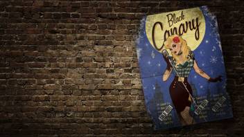 Pl Black Canary Dc Bombshells Wall Wall Poster 13 19 Inches Paper