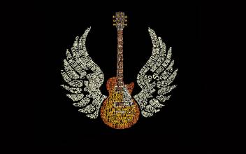 Music Guitar Rock Hd Wallpaper Background Fine Art Print Music