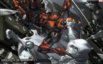 Comics Deadpool Merc With A Mouth Moon Knight Hd Wallpaper Background Fine Art Print Comics Posters In India Buy Art Film Design Movie Music Nature And Educational Paintings Wallpapers At Flipkart Com