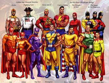 Wallpaper Golden Age Hydroman Fighting Yank Silver Streak Captain Future For Android Free