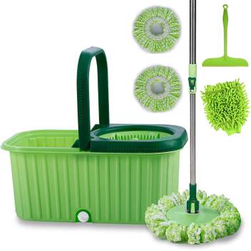 Smile Mom Spin Mopper Floor Cleaner With Bucket Set Wheels For