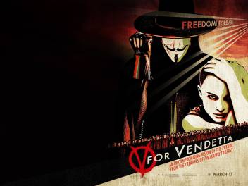 Ananyadesigns Movie V For Vendetta Show Wall Poster Paper Print