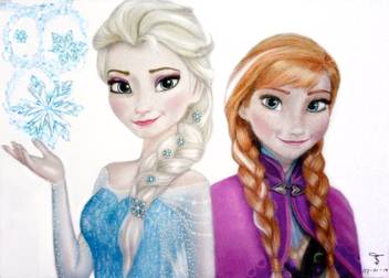 Athah 220 Gsm Paper Wall Poster 13 19 Inches Frozen Anna Arendelle