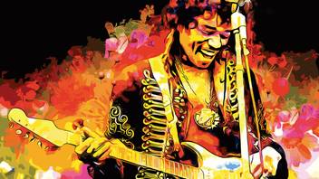 Ashd Music Jimi Hendrix Singers United States Guitar Colors