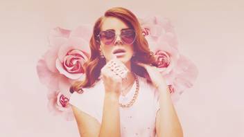 Music Lana Del Rey Singers United States Rose Flower Pink Hd