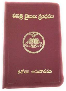 Telugu Catholic Bible Buy Telugu Catholic Bible By Bishops House At Low Price In India Flipkart Com
