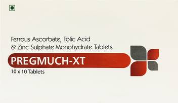 Pregmunch Xt Ferrous Ascorbate Zinc Sulphate Folic Acid Supplement Price In India Buy Pregmunch Xt Ferrous Ascorbate Zinc Sulphate Folic Acid Supplement Online At Flipkart Com