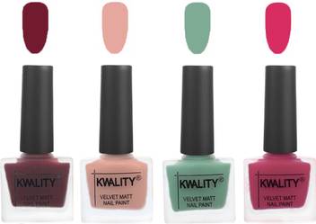 Kwality Velvet Dull Matte Nail Polish Maroon Salmon Pink Mischievous Mint Passion Pink Price In India Buy Kwality Velvet Dull Matte Nail Polish Maroon Salmon Pink Mischievous Mint Passion Pink Online In India Reviews Ratings Features Chanel's latest polish is a rosy coral that is summer ready (but would look good on just about any complexion). flipkart