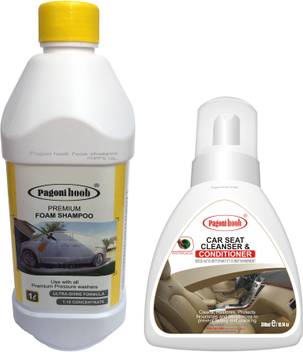 Pagoni Hoob Premium Snow Foam Shampoo With Seat Cleanser Car