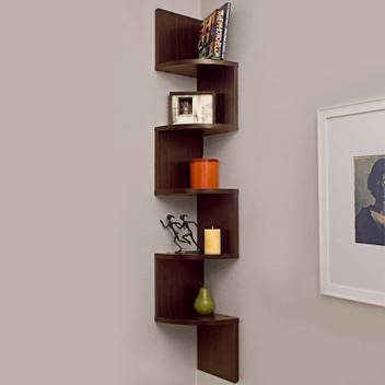 Furniture Cafe Furniture Cafe Zigzag Corner Wall Mount Shelf Unit