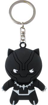 Gct Double Sided Black Panther Marvel Avengers Infinity War Superhero Collectible Design 1 Rubber Keychain For Car Bike Men Women Keyring Key Chain Price In India Buy Gct Double Sided Black Panther