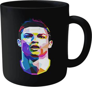Jbn Limited Edition Graphical Ronaldo Black Color Coffee Premium Black Color Coffee For Football