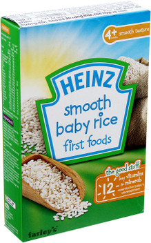 heinz smooth baby rice