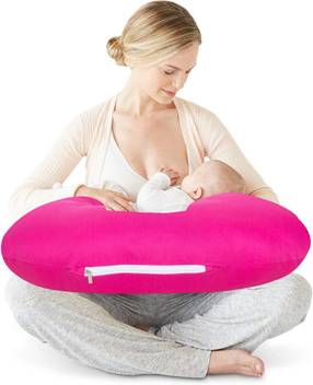 Baybee New Born Velvet Portable Breast Feeding Pillow Infant