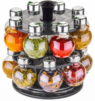 round spice containers