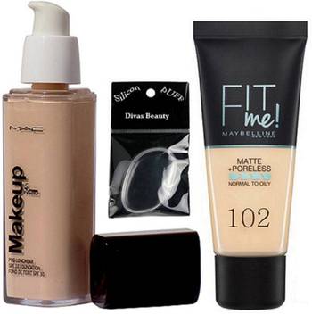 Divas Beauty Silicon Puff New York Fit Me Matte Poreless