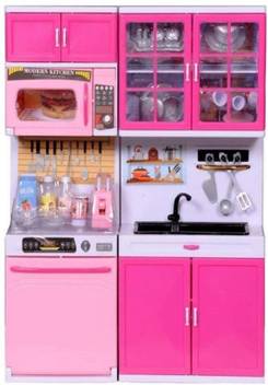 Yns Crafts Stock Modern Kitchen Set Light Music Battery Operated Kitchen Set Toy Play Set For Girls 26 Modern Kitchen Set Light Music Battery Operated Kitchen Set Toy Play Set For