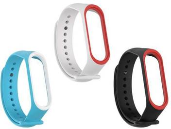 Mobaxezz Strap For Mi Band 3 Pack Of 3 Straps No Device Only Smart Band Strap Price In India Buy Mobaxezz Strap For Mi Band 3 Pack Of
