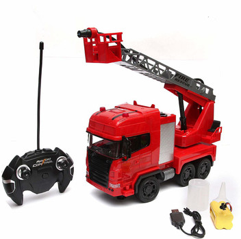 remote control fire truck that sprays water