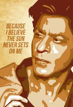 Srk Shahrukh Khan Jumbo Poster For Room Office 24inch X 36 Inch