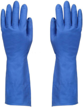 long sleeve rubber gloves