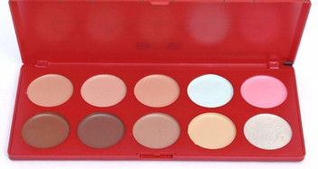 concealer and highlighter palette