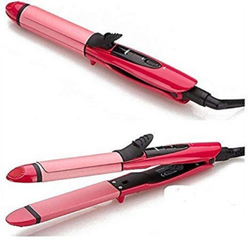 how to use a 2 in 1 straightener and curler