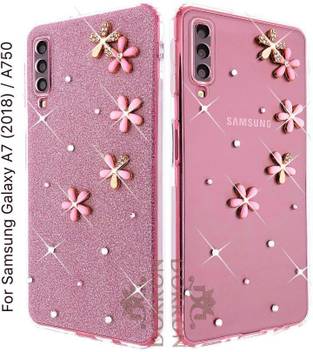 Dorron Back Cover For Samsung Galaxy A7 2018 Samsung A7 2018 Girls Stylish 3d Flowers Soft Cell Phone Case Pink Dorron Flipkart Com